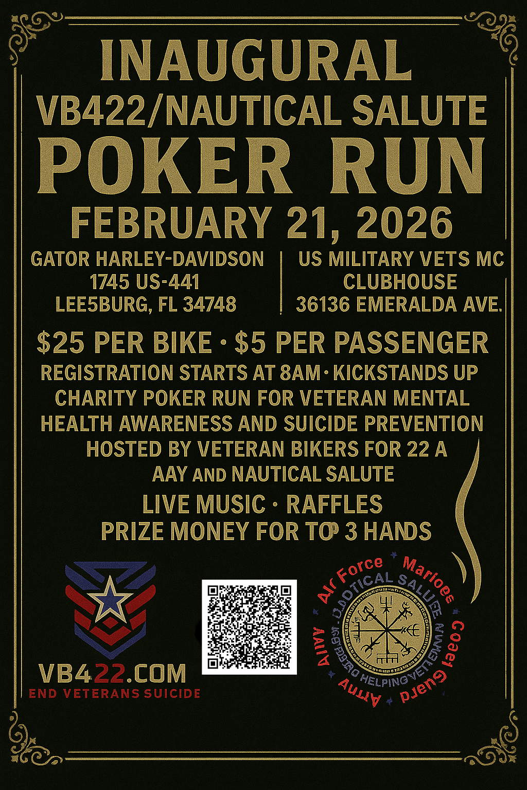 VB422/Nautical Salute Inaugural Poker Run